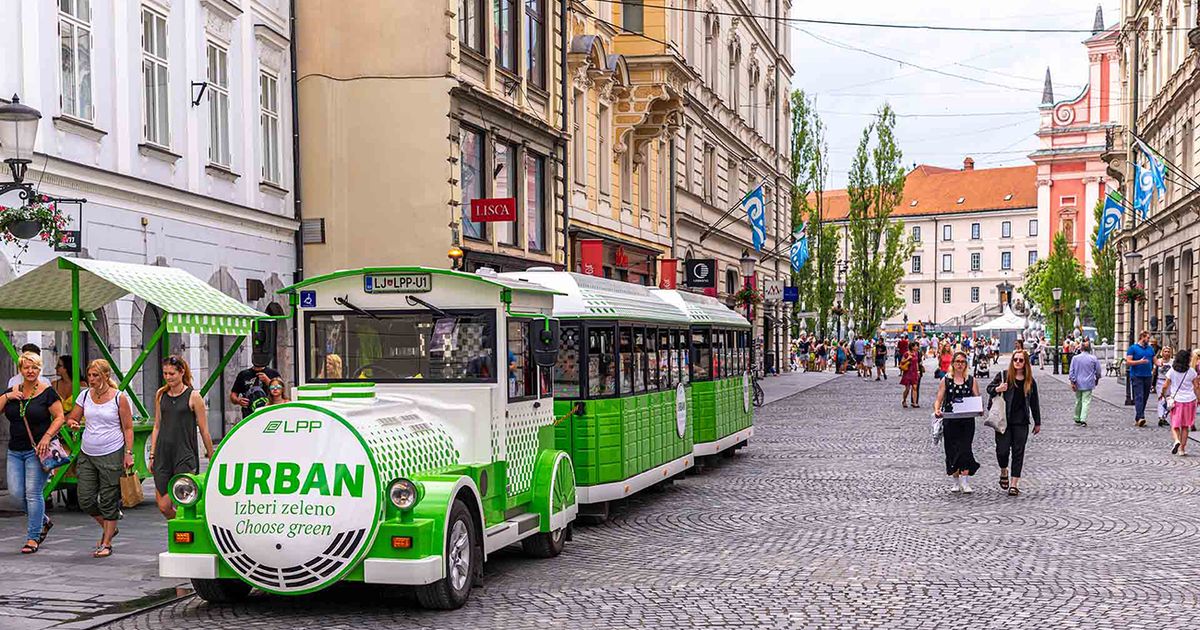 Vlakec Urban Avtobusna Postaja Ljubljana